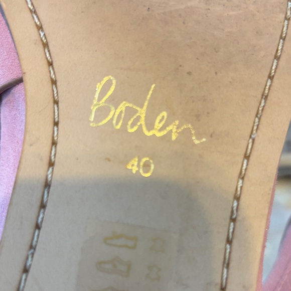 Boden Dusty Pink Suede Loafers - Picture 7 of 7